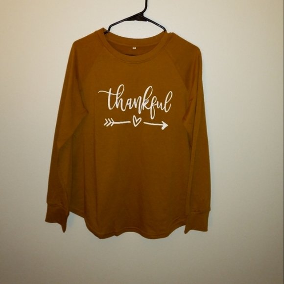 NWOT | "Thankful" Long Sleeve T-shirt - Picture 4 of 6